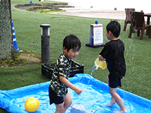 夏限定！水遊び広場