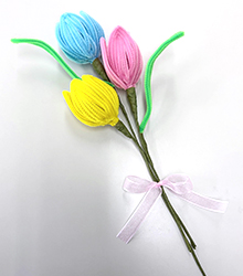 モールフラワーの花束を作ろう