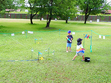 水遊び場で遊ぼう！