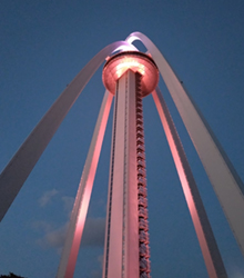 バレンタインライトアップ