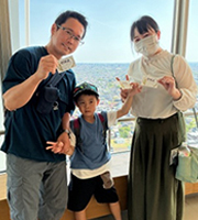 地上100メートルの階段のぼりに挑戦！