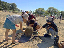 サンドアート体験コーナー