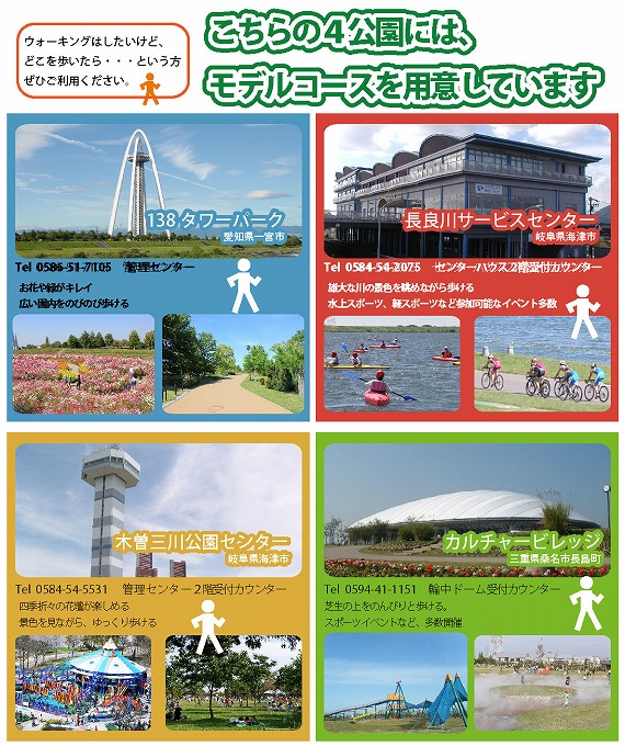 健康マイレージ 国営木曽三川公園 健康マイレージ 国営木曽三川公園