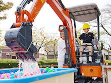 ミニパワーシャベル試乗体験