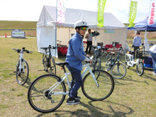 レンタサイクル・電動自転車体験コーナー