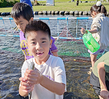 マスつかみ体験