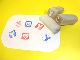 石のハンコづくり