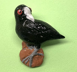 カモじゃないよ!オオバンのバッジづくり