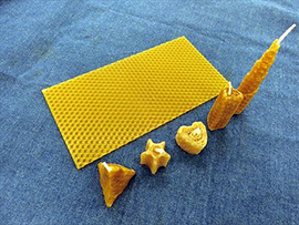 蜜蝋(みつろう)キャンドルづくり