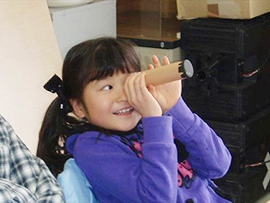 光のプリズムをつくろう