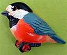 ヤマガラのバッジづくり