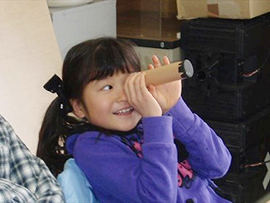 光のプリズムをつくろう