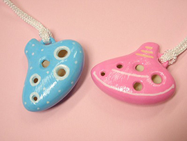 ミニオカリナの絵付け体験