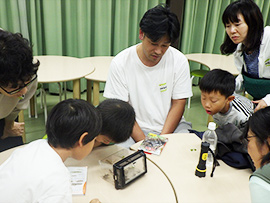 秋の特別講座　夜鳴く虫をさがそう！