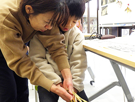 注連縄飾りづくり