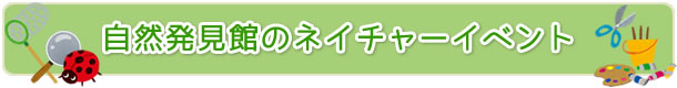 自然発見館のネイチャーイベント
