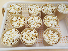 ふれあいまつり「ポップコーンのふるまい」