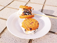 焚き火でスモアを作ろう!