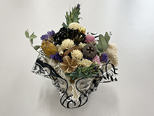 ドライフラワーの寄せ植えを作ろう