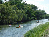 カヌー体験コーナー