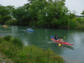 カヌー体験コーナー