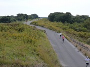 背割堤防ランニング