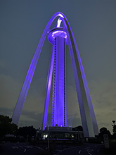 「世界早産児デー」における特別ライトアップ