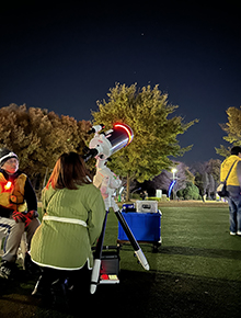 星空観察会「15年に一度！針のように細い土星の環を見よう」