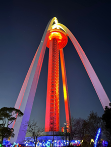 クリスマス・クリスマスイブ限定　タワー特別ライトアップ