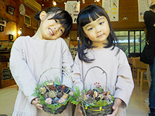 森の恵み・カゴ盛りを作ろう
