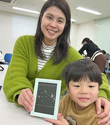 ラインストーンで星座を作ろう！