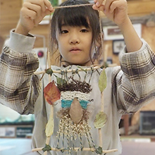 織物のタペストリーを作ろう