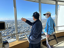 タワーガイドボランティア特別ガイドツアー「タワーからのお城巡り！」